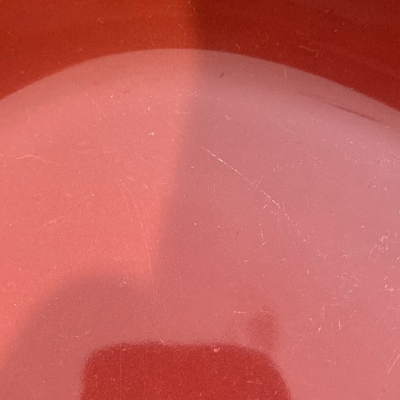 Longaberger Pottery Woven Traditions Paprika Red Oval Serving Dish - Picture 15 of 16